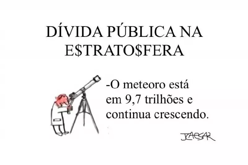 Charge de J. Caesar satiriza política brasileira em 12 de novembro