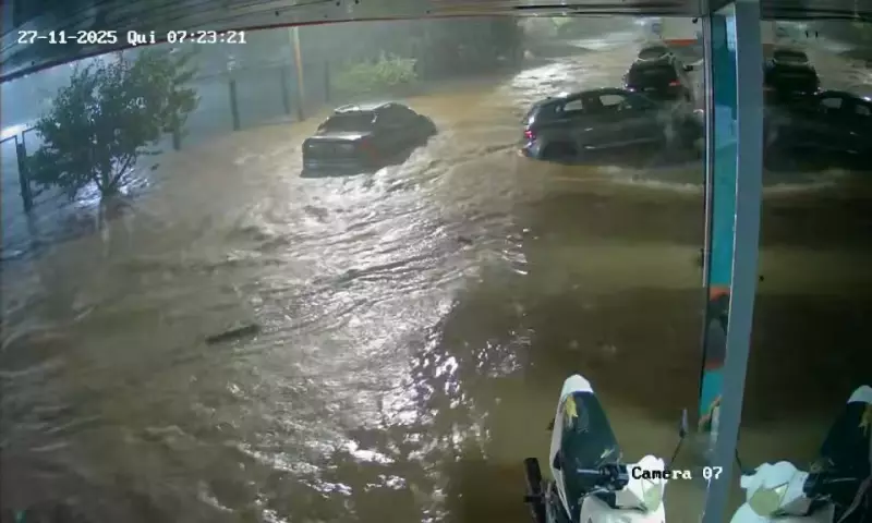 Chuva de 150 mm alaga Manga: 15 famílias desalojadas
