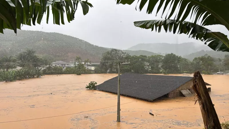 Chuvas intensas deixam 6 cidades em emergência em Santa Catarina