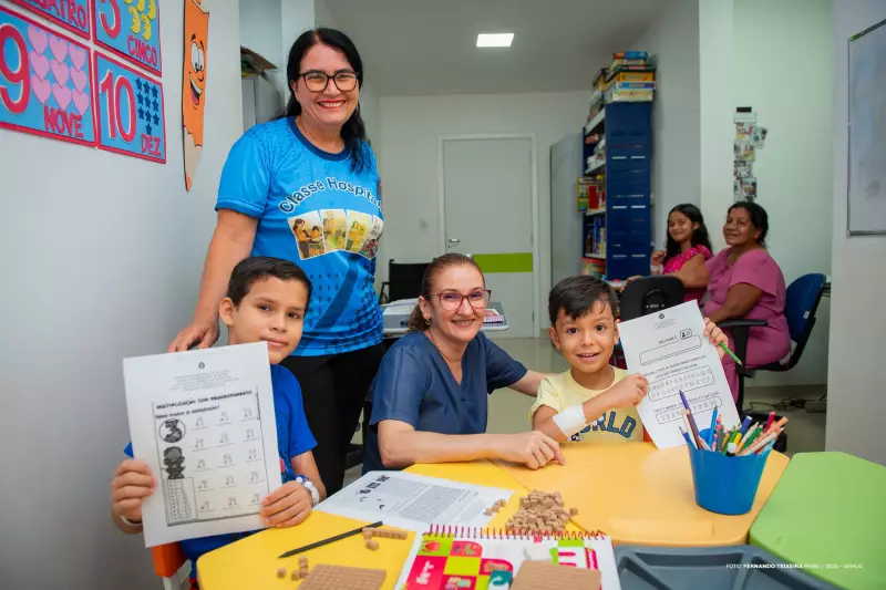 Classe Hospitalar em Boa Vista: Educação Não Para na Frente da Doença