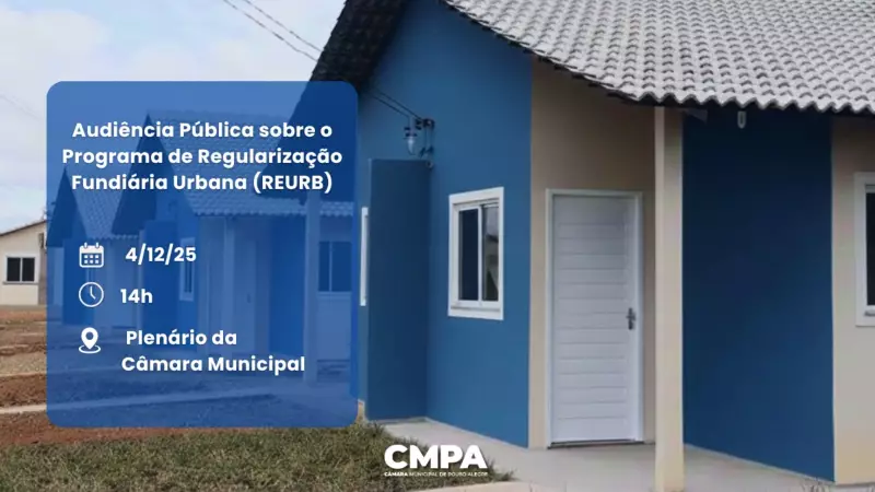Câmara de Pouso Alegre debate Regularização Fundiária em audiência
