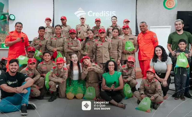 Cooperativismo que Transforma: Credisis, JICRED e Bombeiro Mirim Formam Cidadãos do Futuro em Rondônia