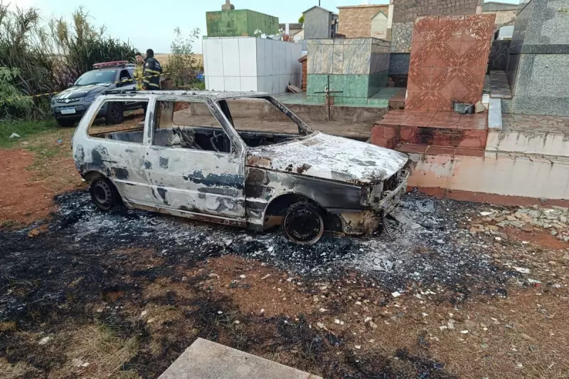 Corpo carbonizado de servidora é encontrado em carro no RS