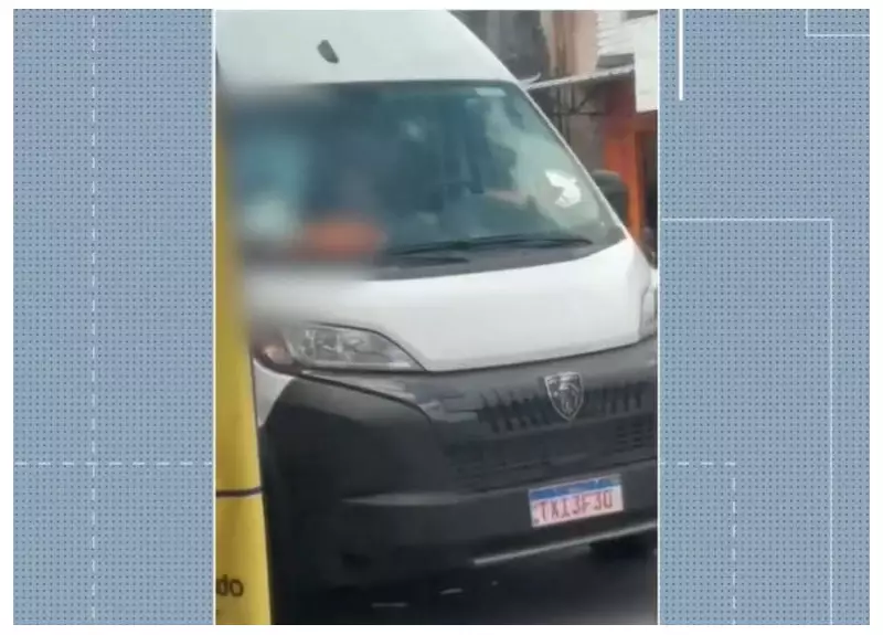 Criminosos rendem casal de entregadores e fogem com van abarrotada de mercadorias em João Pessoa