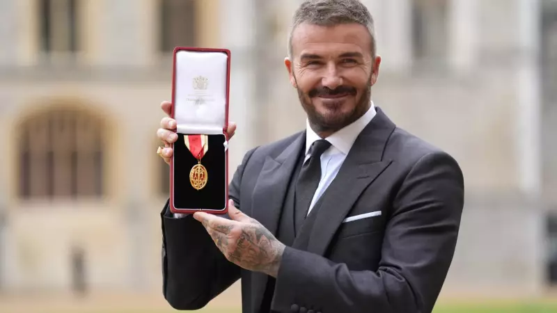 David Beckham é condecorado cavaleiro pelo Rei Charles III em cerimônia histórica