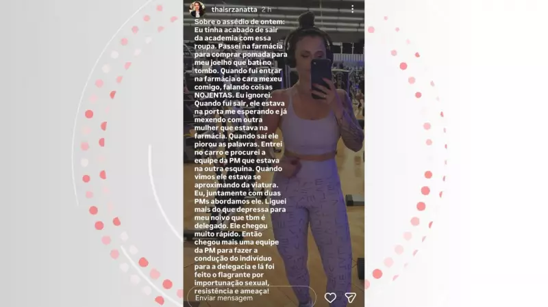 Delegada é vítima de importunação sexual em Cascavel após sair de farmácia