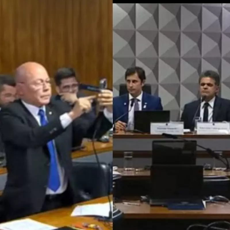 Deputado toca música em própria homenagem durante CPMI do INSS