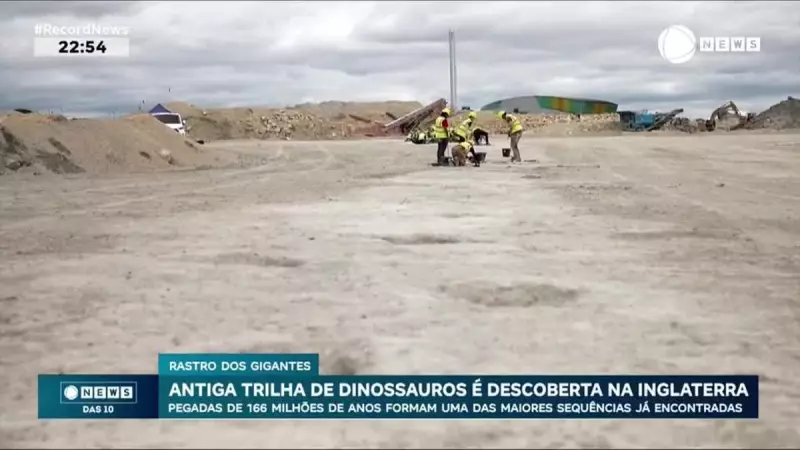 Descoberta Histórica: Trilhas de Dinossauros de 150 Milhões de Anos Encontradas na Inglaterra