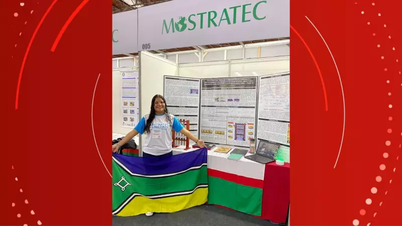 Estudante do Amapá brilha na maior feira de ciências do mundo com fertilizante sustentável de camarão