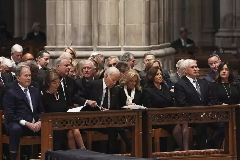 Ex-líderes dos EUA se reúnem no funeral de Dick Cheney em Washington