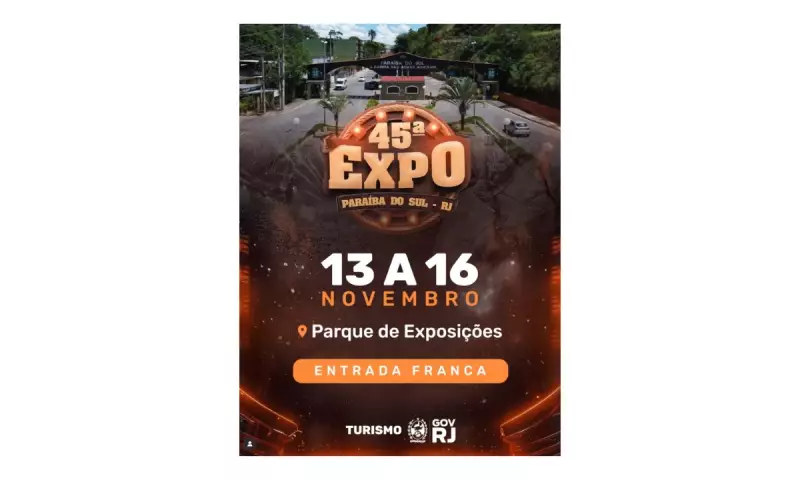 Expo Paraíba do Sul: 4 dias de rodeio, shows e atrações gratuitas