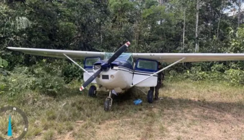 FAB destrói avião venezuelano suspeito de tráfico na Terra Yanomami