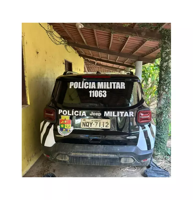 Falsos PMs no Ceará: Criminoso do Comando Vermelho usava viatura clonada para aplicar golpes