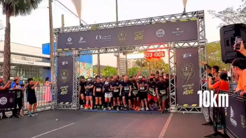 Falta de água em meia-maratona da PF em Teresina gera protestos