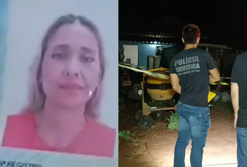 Feminicídio em MS: Mulher morta com 23 facadas na frente do filho