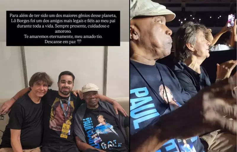 Filho de Milton Nascimento e Lô Borges emocionam em show de Paul McCartney com homenagem ao Bituca