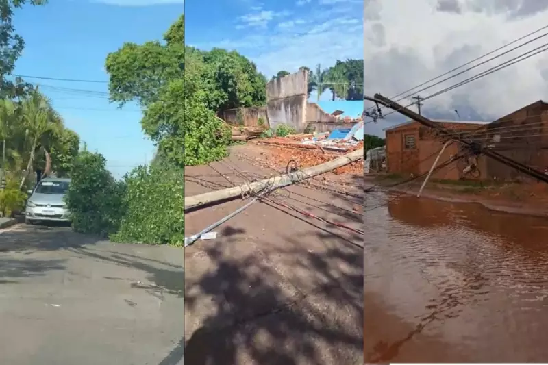 Fúria da Natureza: Mato Grosso do Sul é Castigado por Tempestade com Mais de 1 Milhão de Raios em 24 Horas