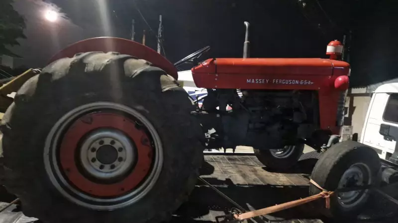 Fuga Inusitada em São Carlos: Homem Tenta Escapar da Guarda em Trator e Acaba Detido