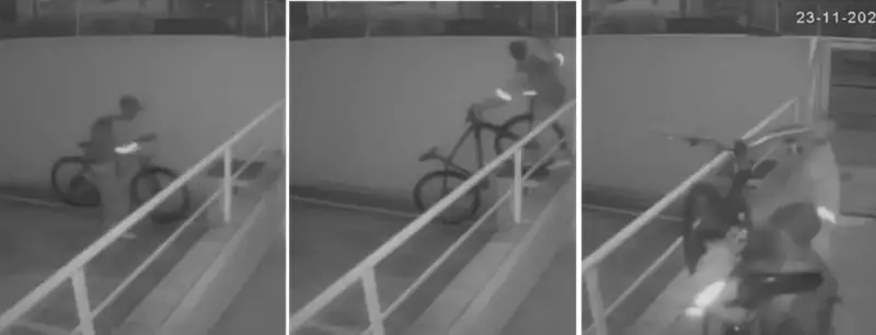 Furto de 2 bicicletas em condomínio de Campos: crime registrado por câmeras