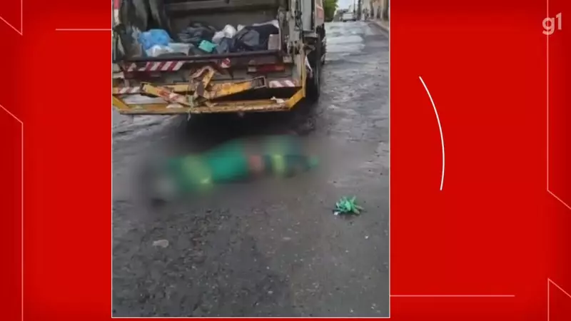 Gari morre ao cair de caminhão de lixo e ser atropelado na Fercal, DF