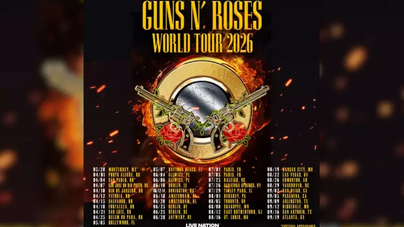 Guns N' Roses confirma show inédito em Rio Preto para abril de 2025