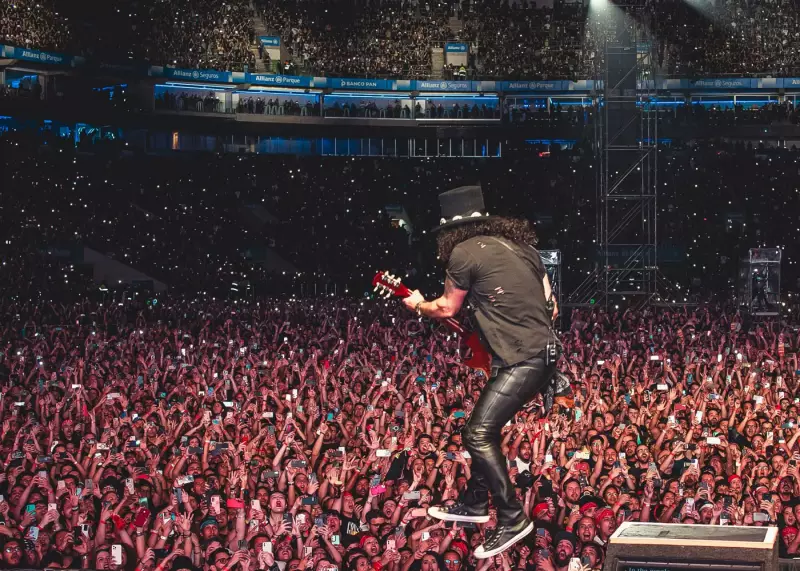 Guns N' Roses em Cuiabá: Pesquisa Revela que Maioria do Público Era de Mato-grossenses