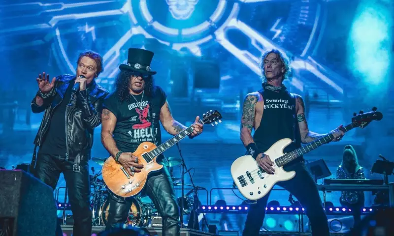Guns N' Roses retorna a Fortaleza em 2026 com formação clássica após 11 anos