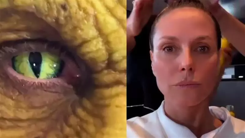 Heidi Klum surpreende como Medusa em Halloween épico: fantasia gigante arrasa nas redes