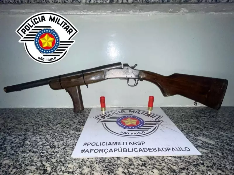 Homem atira contra casa de policial em Limeira e é preso com arsenal