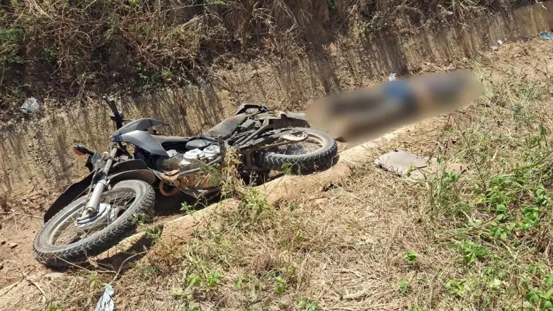 Homem de 62 anos morre em acidente de moto na AL-115 em Palmeira dos Índios