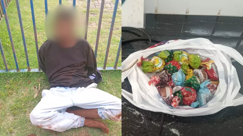 Homem preso ao roubar trufas e danificar escola em Cascavel