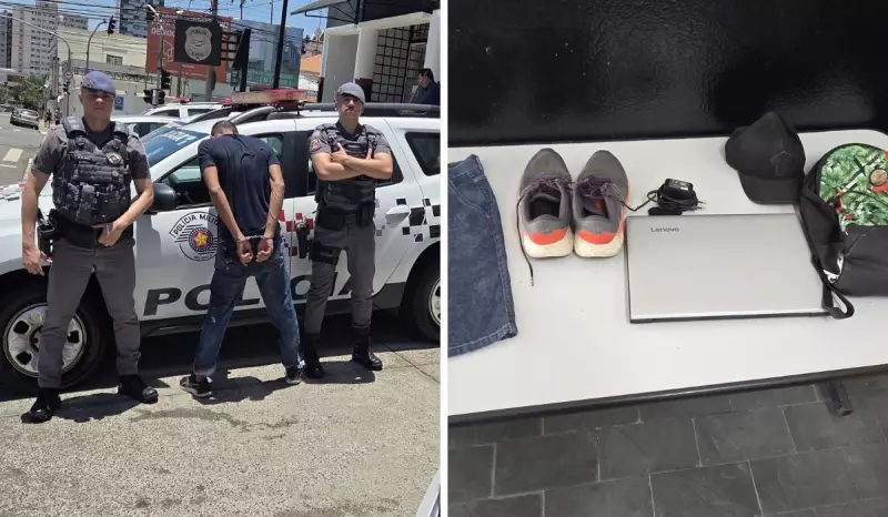 Homem preso após invadir casa, agredir moradora e usar cartões roubados em Campinas