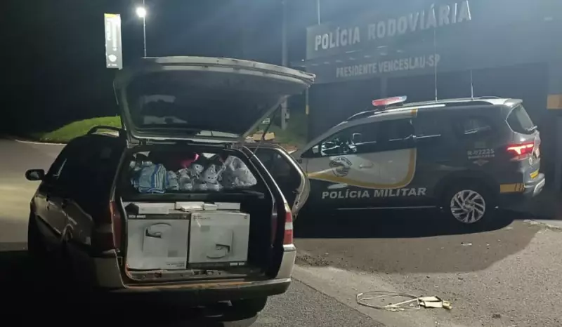 Idoso de 65 anos é preso com R$ 58 mil em produtos contrabandeados