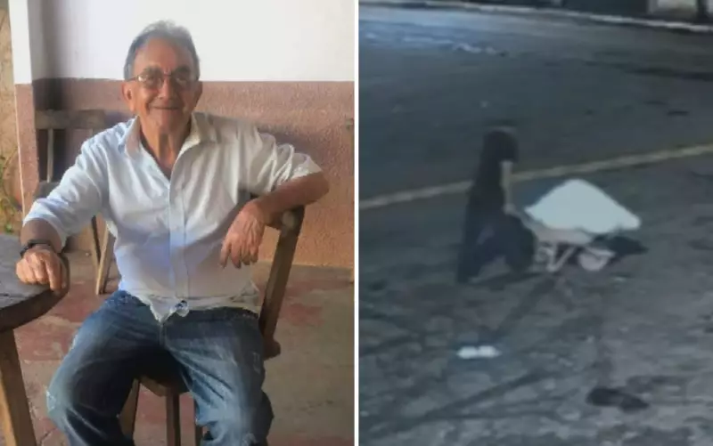 Idoso de 88 anos é morto e corpo transportado em carrinho de mão