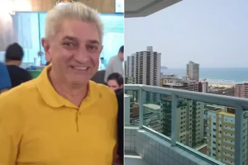 Idoso morre ao cair do 15º andar instalando luzes de Natal em Praia Grande