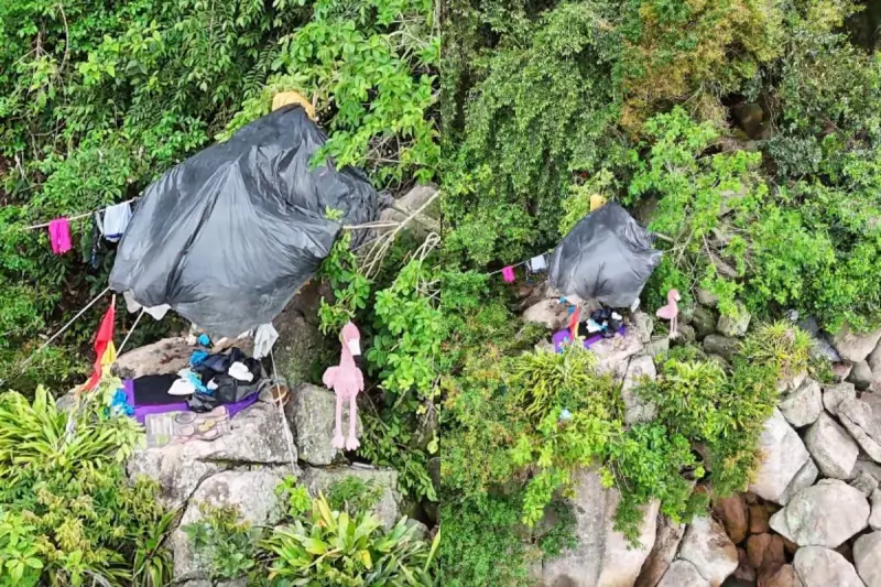 Ilha Urubuqueçaba tem acampamento irregular removido em Santos