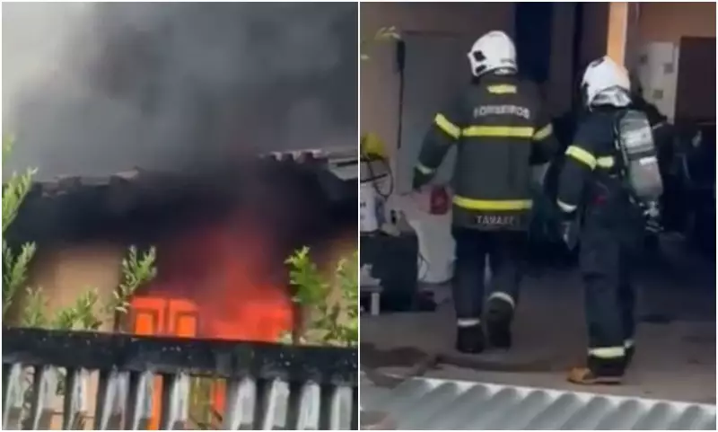 Incêndio atinge escritório doméstico em Boa Vista; ninguém se feriu