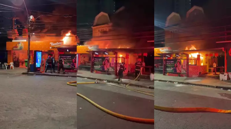 Incêndio atinge Gildo Lanches no Derby após fritadeira superaquecer