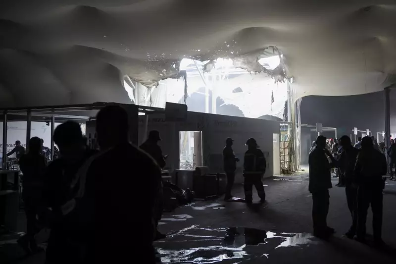 Incêndio atinge pavilhão da COP30 em Belém; organização confirma que não há feridos