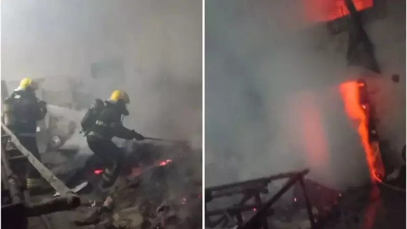 Incêndio destrói galpão da Unidos da Piedade a 2 meses do Carnaval