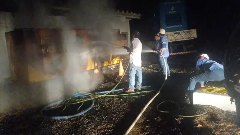 Incêndio em gerador da Copasa deixa Prata sem água por 3 horas