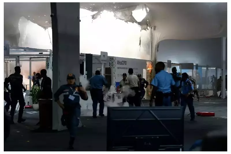 Incêndio na COP30: Atividades suspensas após fogo na Zona Azul em Belém