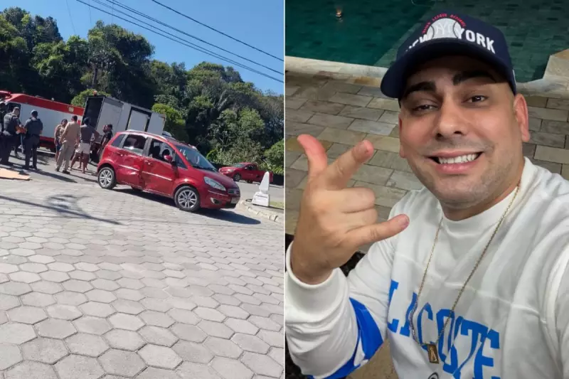 Influenciador 'Rei da Rifa' sofre acidente grave de moto em Guarujá