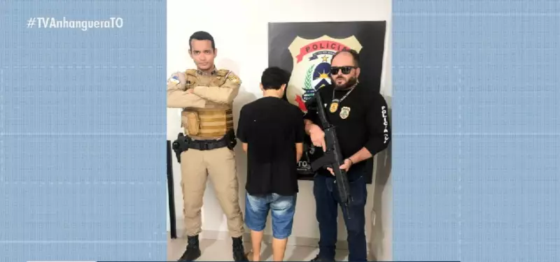 Jovem de 19 anos preso por furtar moto no pátio da delegacia em Filadélfia