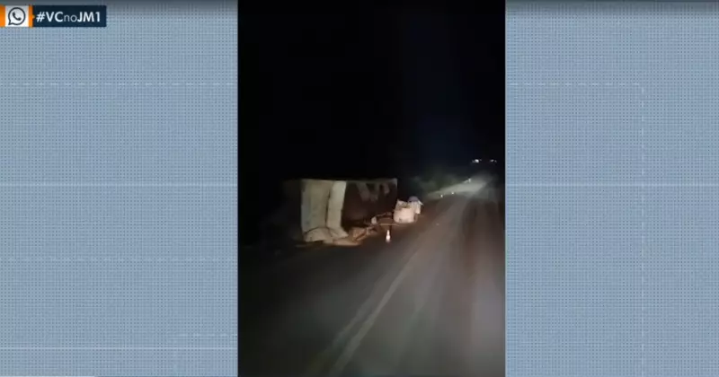 Jovem morre ao ser atingido por caminhão durante trabalho na BR-222