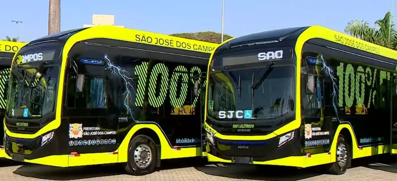 Justiça mantém licitação de ônibus elétricos em São José dos Campos: veto de vereador é rejeitado