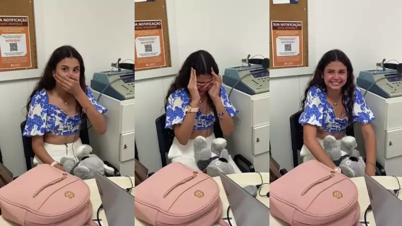 Laís Vitória, 12 anos, ouve voz da mãe após implante coclear no Recife