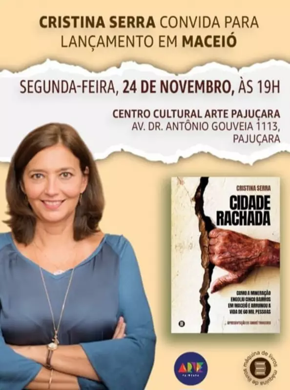 Livro revela como mineração da Braskem destruiu 5 bairros em Maceió