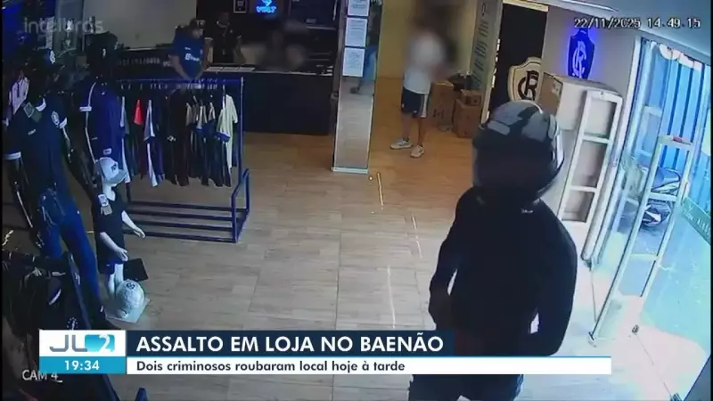 Loja do Remo é assaltada em Belém: 10 pessoas rendidas por criminosos