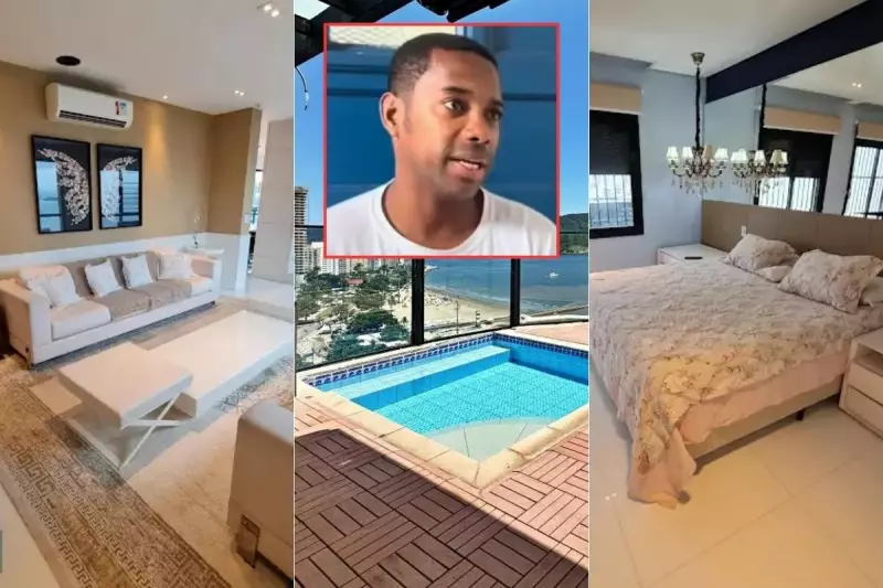 Luxo à Venda: Conheça os Detalhes da Cobertura de Robinho em Santos por R$ 11 Milhões